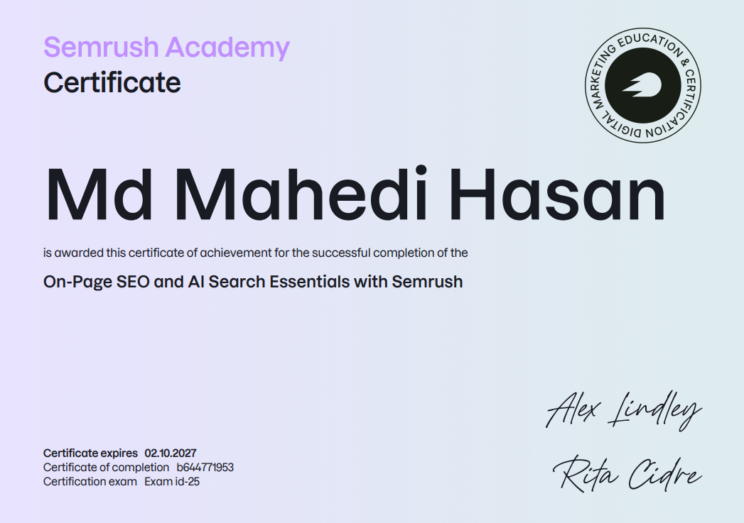 On-Page SEO and AI Search Essentials with Semrush